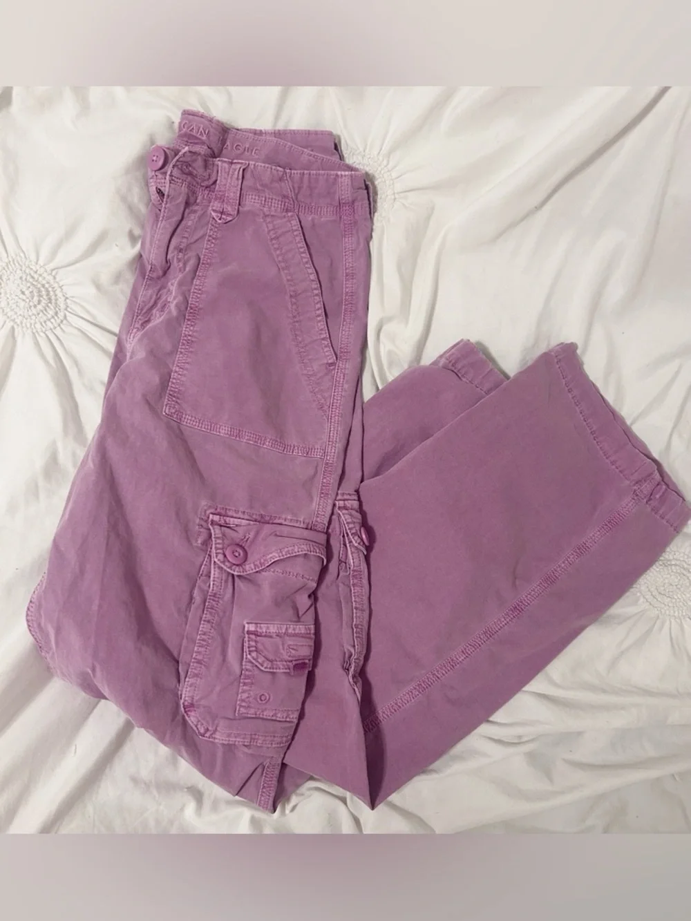 American Eagle Outfitters Purple Cargo Pants - Picture 6 of 6
